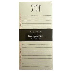 Rae Dunn Notepad Set